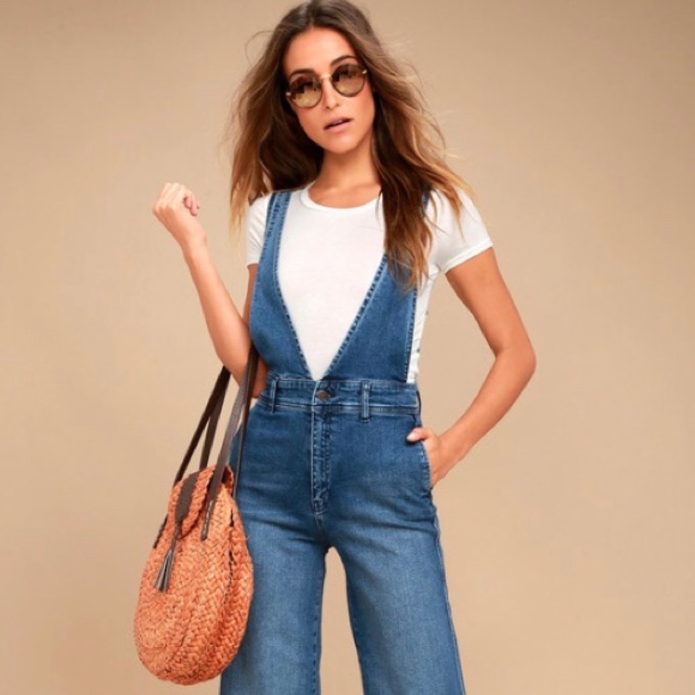 Free People A-Line Overalls
